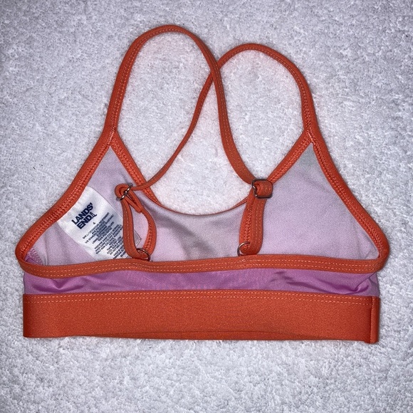 Lands end 3 pc long sleeve rashguard and bikini size 4 - Picture 8 of 10